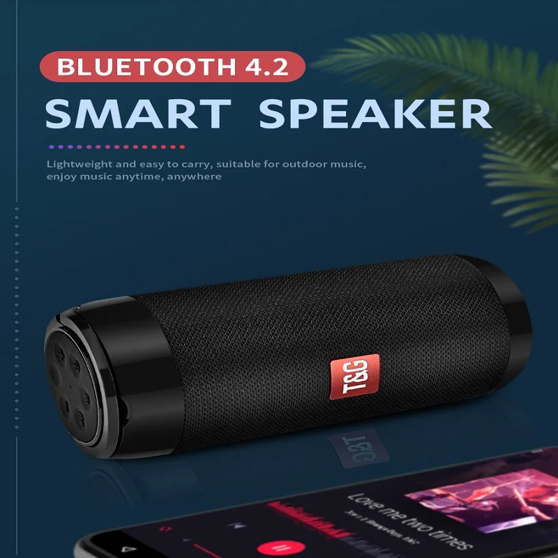 TG113C Bluetooth Колонка портативный Bluetooth мини динамик с fm-радио водонепроницаемый сабвуфер беспроводной Loundpeakers и держатель для телефона