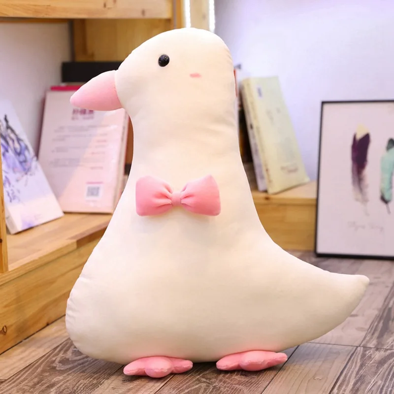55/75 см Милая пуховая хлопковая утка плюшевые игрушки мягкие Kawaii животные Подушка милая кукла подушка для детей рождественские подарки