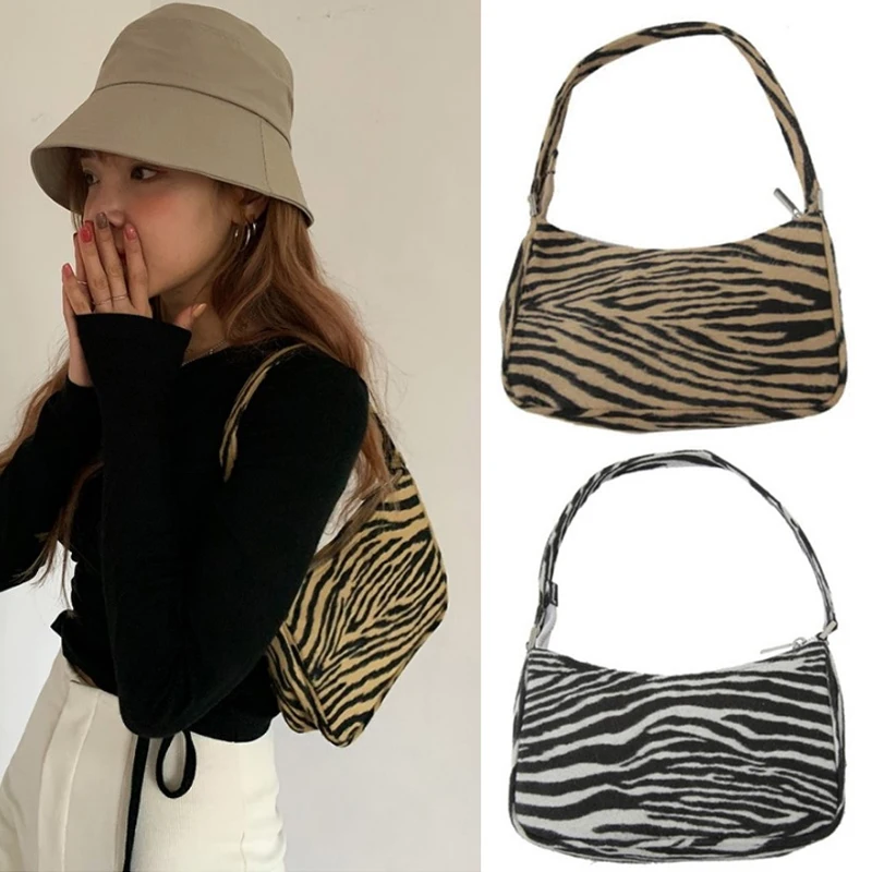 

Shoulder Bags For Women 2020 Autumn Winter Designer Waterproof Girls Crossbody Retro Leopard Print Ladies Underarm Bags B0035F