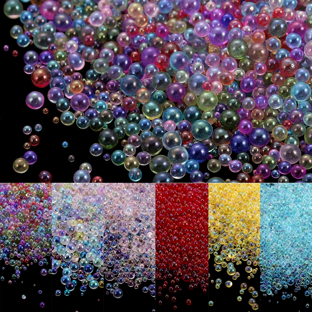Miniature Crystal Bubble Beads