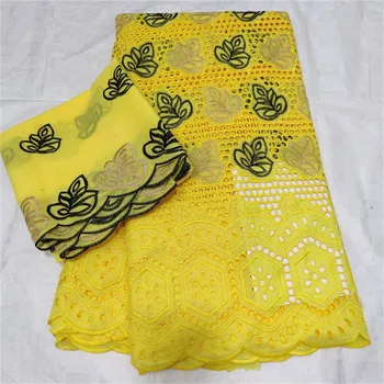 

7yards voile suisses africain coton 2020 high quality lace dubai fabric swiss voile lace in swizerland nigerian lace fabric