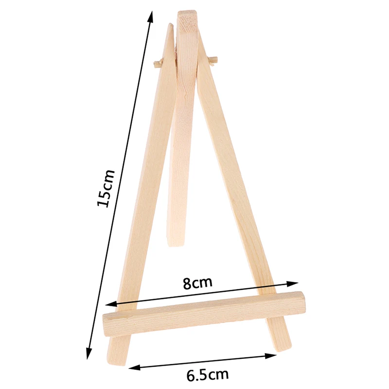 1 шт мини художник деревянный мольберт дерево Свадебные настольная подставка для карт Дисплей держатель для вечерние украшения 15*8 см Triange мольберт