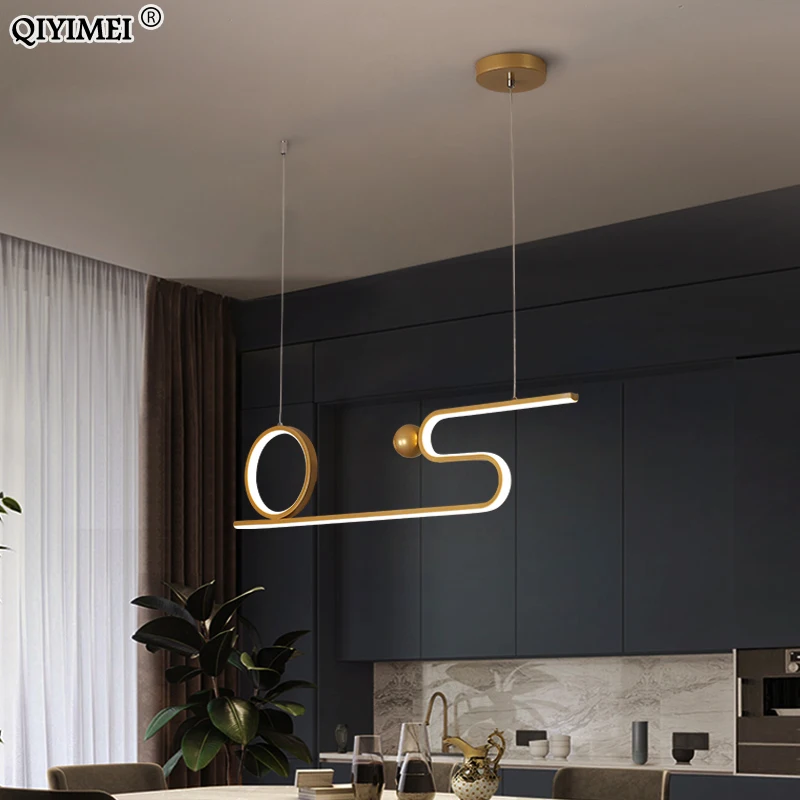 

Dimmable Home Lamps New Modern LED Pendant Lights Luminaire For Dining Living Room Bedroom Kitchen Bar Indoor Lighting AC90-260V