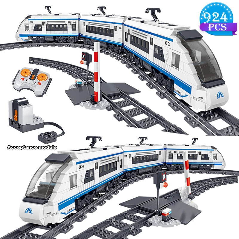 924 шт. лего Technic Creator скоростной поезд строительные блоки с электрическим