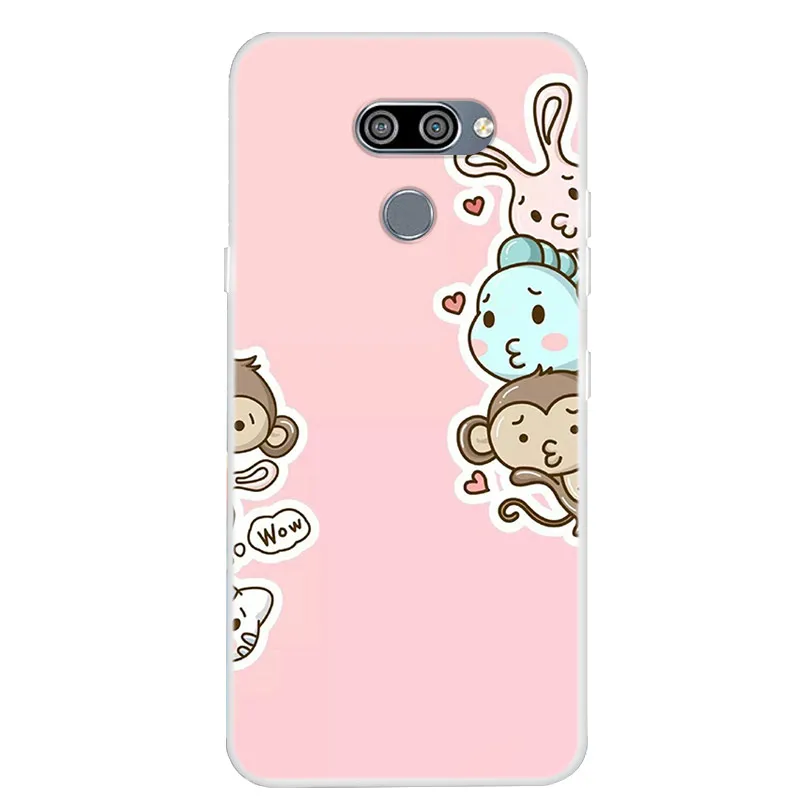 Для LG K50 чехол K 50 Мягкая силиконовая задняя накладка из ТПУ чехол для LG Q60 чехол для телефона Чехлы для LGK50 Q 60 Coque животное 6,26 дюймов защитный - Color: 32