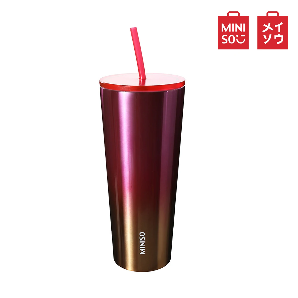 MINISO полированный 750 мл стаканчик для напитков из нержавеющей стали с матовым покрытием, серия стаканчиков для льда, вина, напитков для дома, кухни, бара