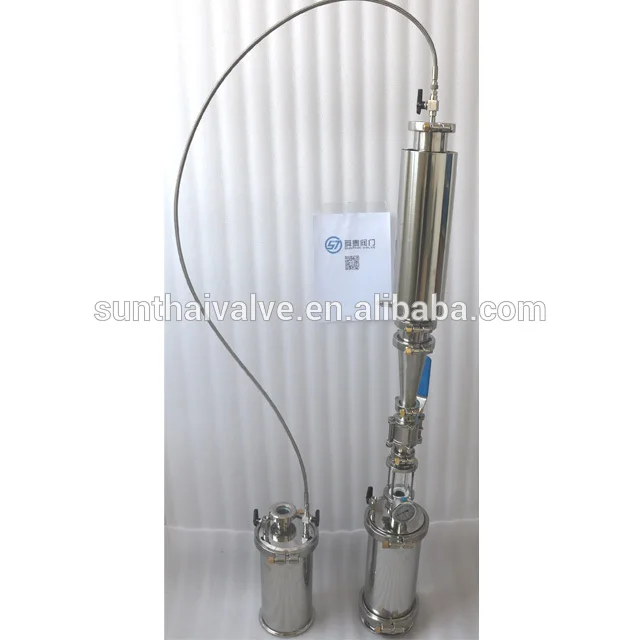 Bidirectional Closed Loop Butane Extractors top fill and bottom fill solvent essential oil extraction equipment