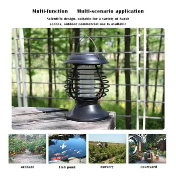 

Solar Mosquito Killer Lamps Garden Lawn Light Solar Powered LED Light Garden Mosquito Pest Bug Zapper Insect Killer Lamp