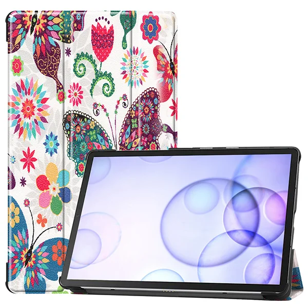 Ультратонкий чехол-книжка из искусственной кожи чехол-книжка для samsung Galaxy Tab S6 10,5 T860 T865 SM-T860 SM-T865 Tablet Auto Wake Sleep - Цвет: SM T865 SY CSHD
