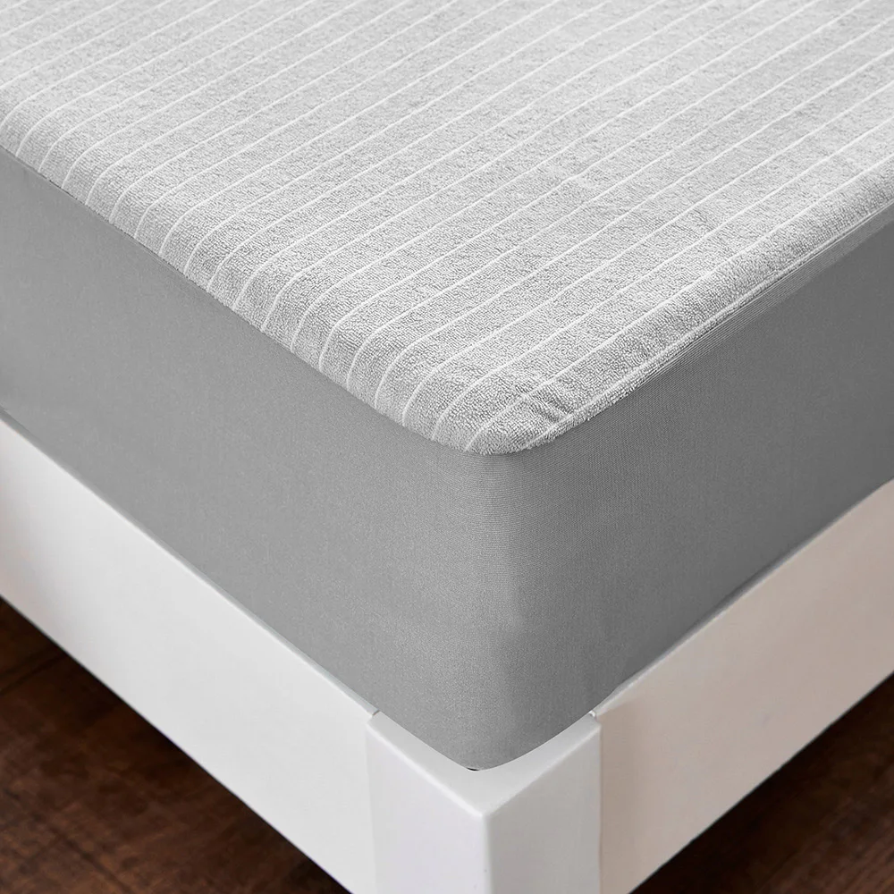 Cotton Striped Style Fitted Sheet Composite TPU Waterproof And Anti-Mite Children'S Bed-Wetting Mat Cover Quilt Cover