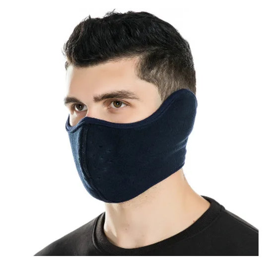 2Pieces/Lot Windproof Cycling Face Mask Winter Warmer Fleece Balaclavas Bike Sport Scarf Mask Bicycle Snowboard Ski Mask AD0661 - Цвет: AS SHOWN