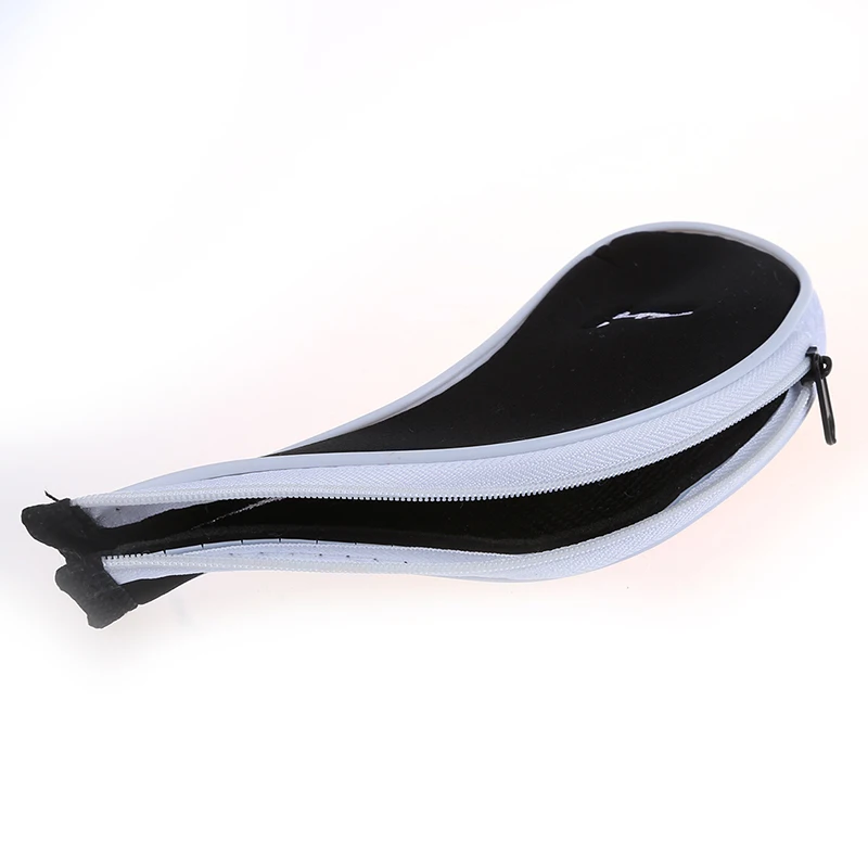 10 pcs Golf Club Iron Putter Head Cover HeadCovers Protect Set Fit for All Brands and Sizes Iron Golf Club Head White