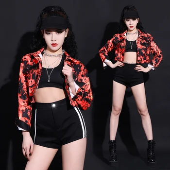 

Jazz Dance Costumes Sexy Outfits For Woman Street Dance Wear Performance Clothes Modern GoGo Dance Costume Rave Outfit DQS3689