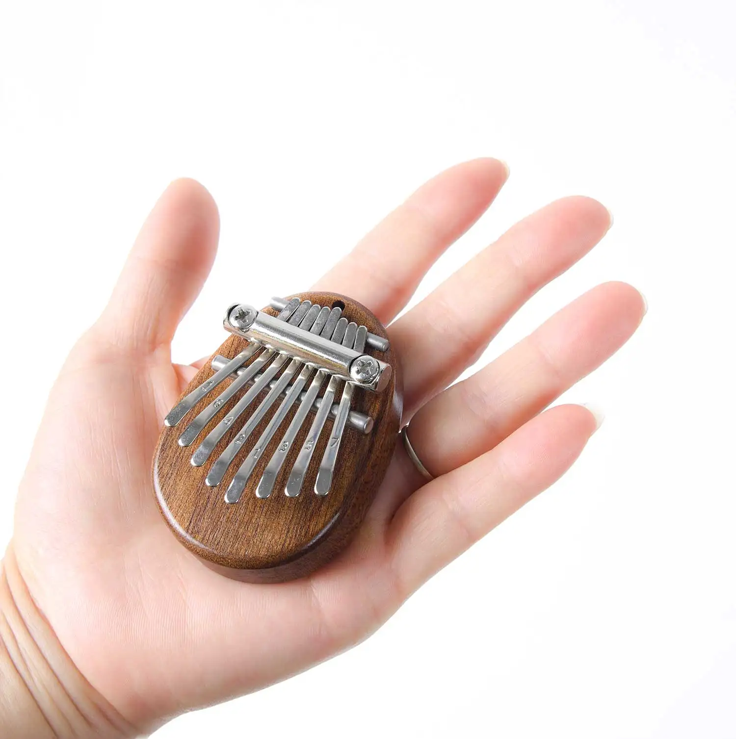 Мини-брелок для пианино kalimba, брелок для ключей, подарок для пары, украшение в виде шарика динозавра для мужчин и женщин, портативная подвеска на рюкзак для фортепиано