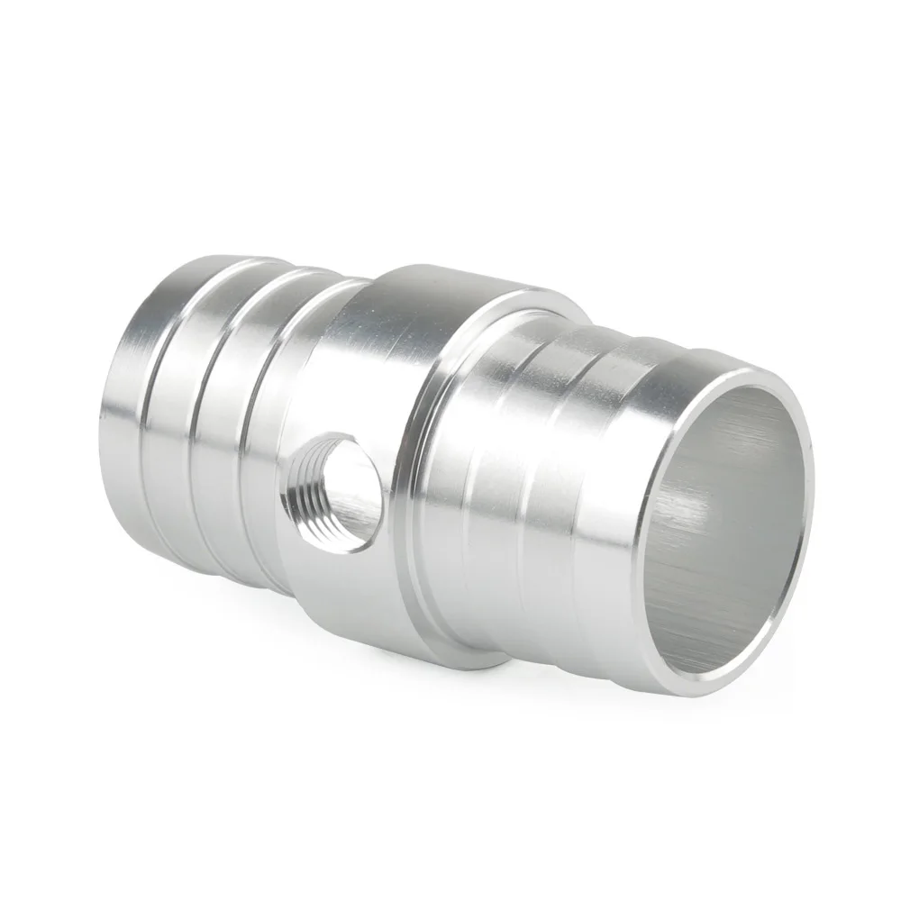 

1-1/4 Hose W/ 1/8 NPT Steam Port Adapter Top Radiator Replacement Silver