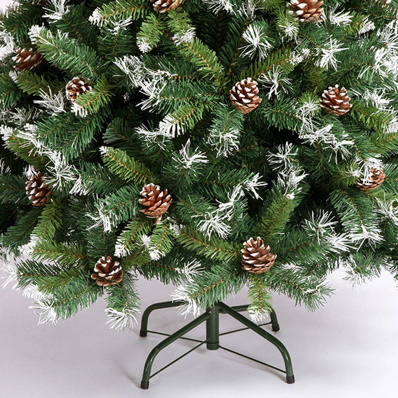 Strongwell Encryption Falling Snow Pine Cone Green Tree Mini Artificial Christmas Tree Decorations Christmas Decoration For Home