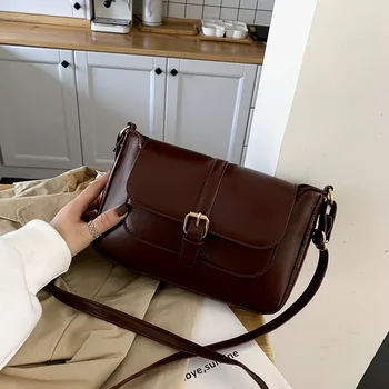 

Small Bags Women's Fashion Small Square Bag 2020 Season New One-shoulder Sloping Bag.