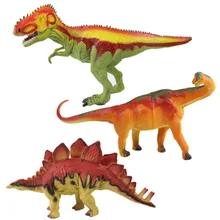 Модель динозавра Юрского периода T-Rex Трицератопс Стегозавр пластиковая модель динозавра игрушка подарочная коробка