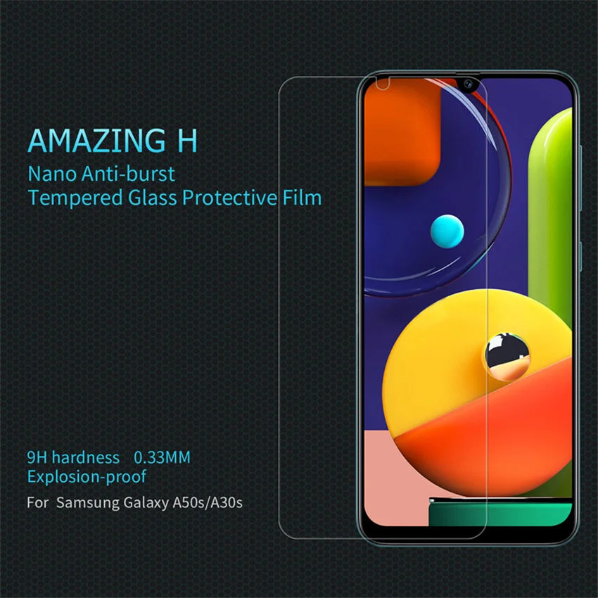 

For Samsung Galaxy A50S A30S Tempered Glass NILLKIN Tempered Glass Amazing H Tempered Glass Screen Protector
