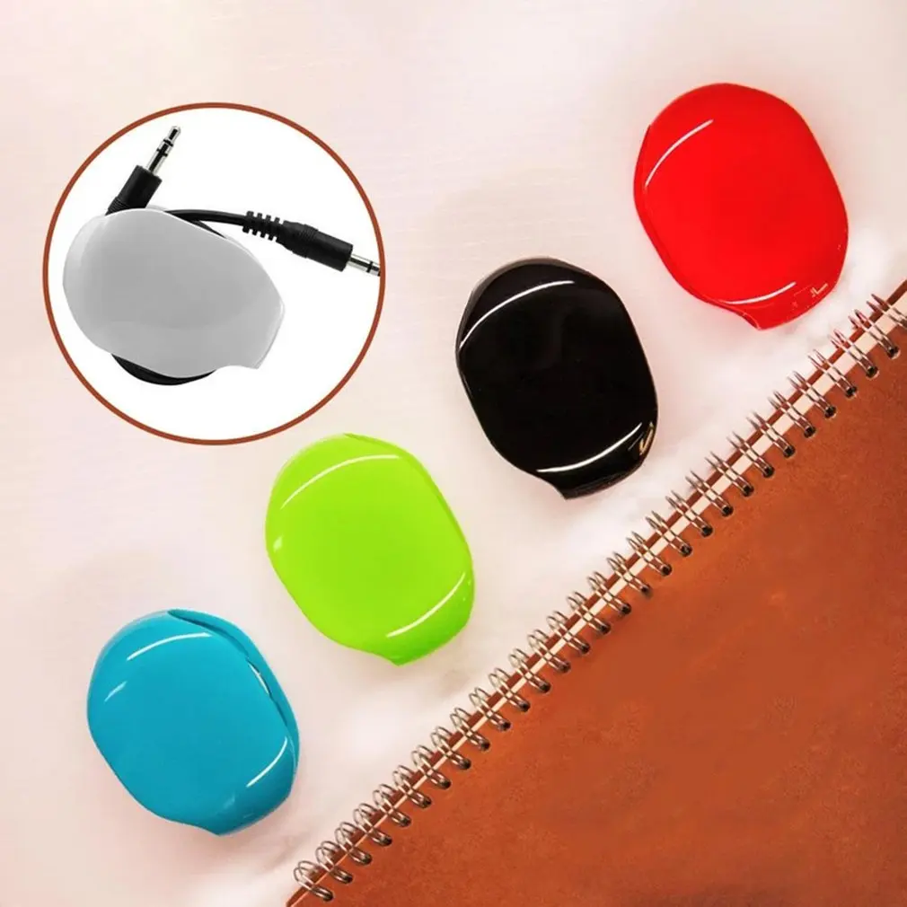 Creative Automatic Take-Up Winder Mobile Phone Headset Data Cable Charging Line Storage Box Professional