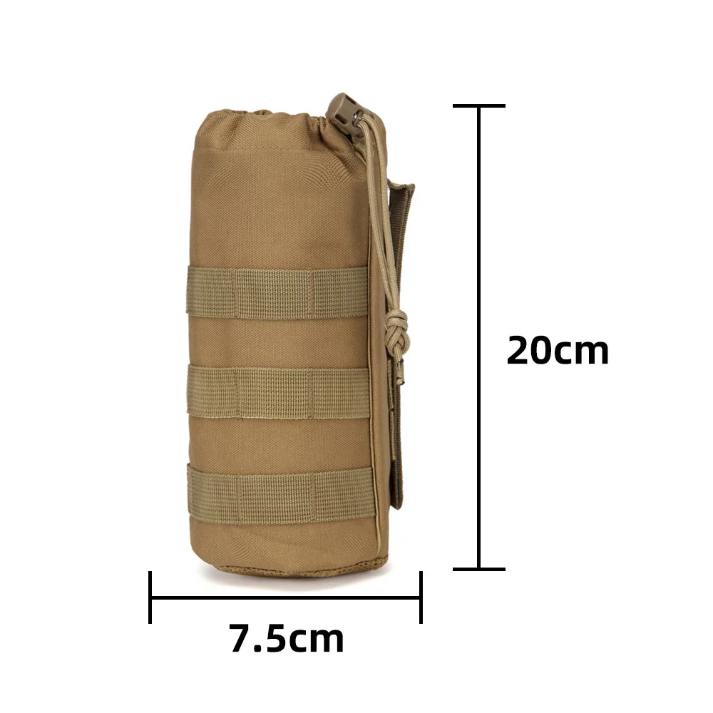 FDBRO 1L нейлоновая Портативная сумка для бутылки воды Molle для кемпинга, сумки для чайника, сумки для рюкзака, жилета, пояса для путешествий, велоспорта, пеших прогулок, аксессуары