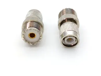 

20pcs/50pcs/1000pcs converter SO239 UHF female jack to TNC male plug pin RF COAXIAL connector