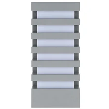 Светодиодный настенный светильник, современный водонепроницаемый алюминиевый настенный светильник для внутреннего и наружного двора, сада, настенный светильник