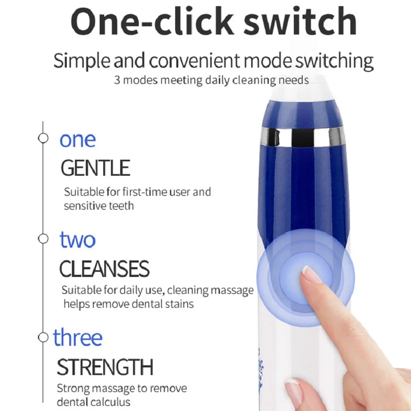 Зубная щетка MEYOU для взрослых Автоматическая Ультразвуковая электрическая басов