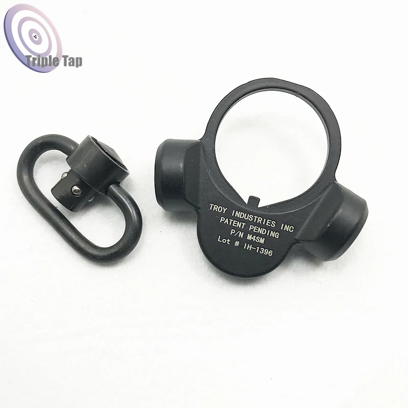 

Buttstock Tube Sling Ring Troy Dual Side QD Tactical Sling Swivel mount Adapter for Airsoft M4 M16 GBB Outdoor CS Game