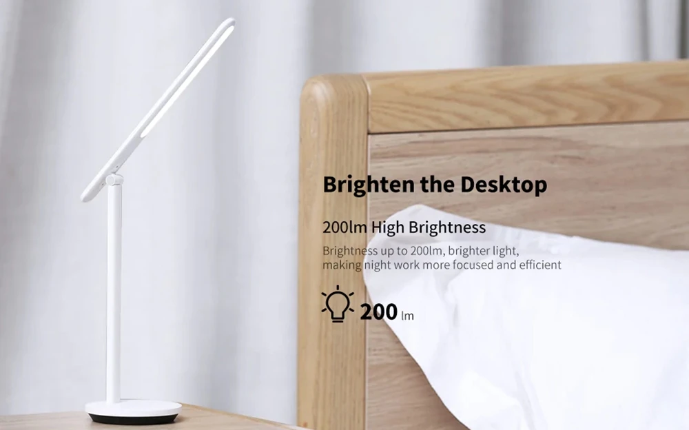 Yeelight YLTD14YL USB перезаряжаемая Складная Настольная лампа Pro 200lm 5 цветов регулируемая температура Mijia настольная лампа ночные светильники