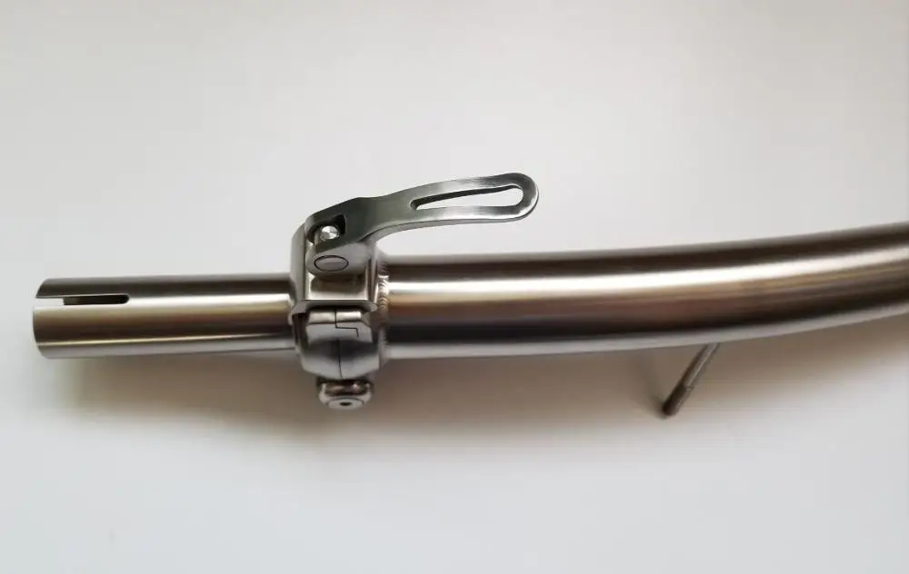 Титановый S стержень для Brompton для 25,4 мм handbar