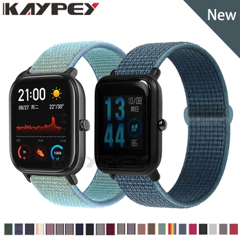 

20mm Nylon Strap For Xiaomi Amazfit GTS Strap Bracelet For Huami Amazfit Bip Lite S/GTR 42mm Smart Watch Wearable Wrist Bracelet
