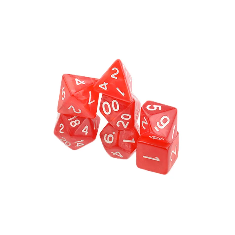 Секс кости набор 7 шт./компл. D4 D6 D8 D10 D12 D20 мульти стороны драконы TRPG любовь доска для игрушек игры для взрослых детей партия Развлечения