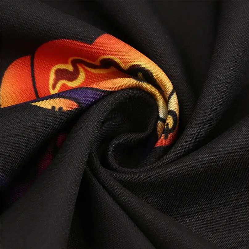 New Fashion Halloween Women Dress Autumn Vintage Long Sleeve Halloween Housewife Evening Party Prom Dress Vestidos 4S13 (7)