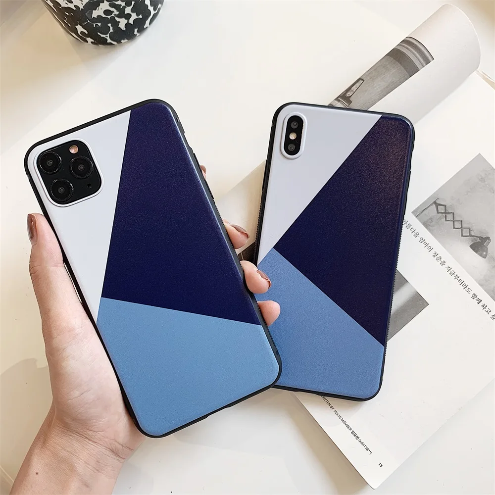 Нескользящий чехол для iPhone 11 Pro Max Мягкий Силиконовый ТПУ сочетающийся цвет XS XR 7 8