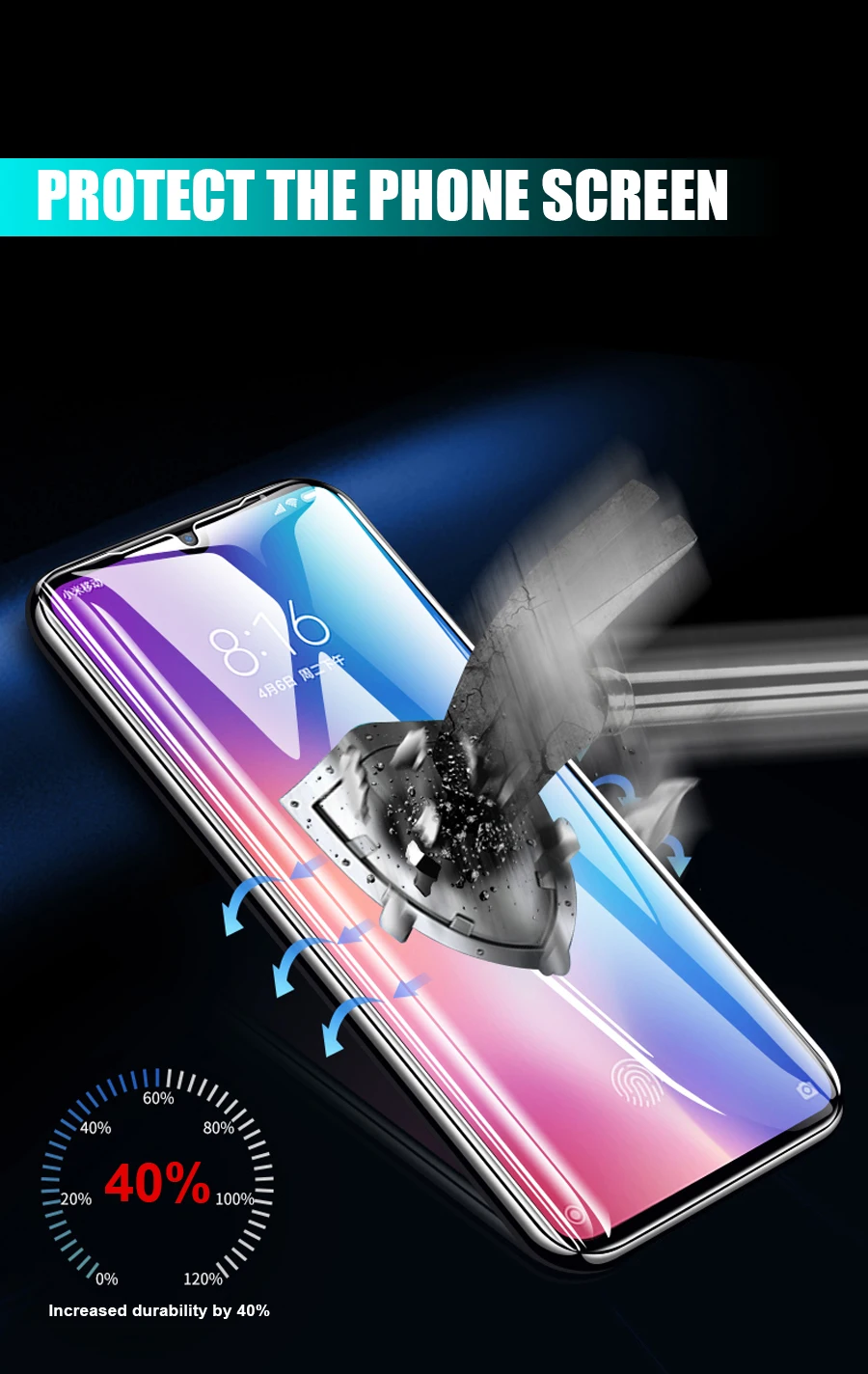 Полное покрытие из закаленного стекла для Xiaomi mi 9 SE 9T mi 9 A3 Lite Play Защитное стекло для Red mi 8A K20 Note 7 8 Pro защита экрана