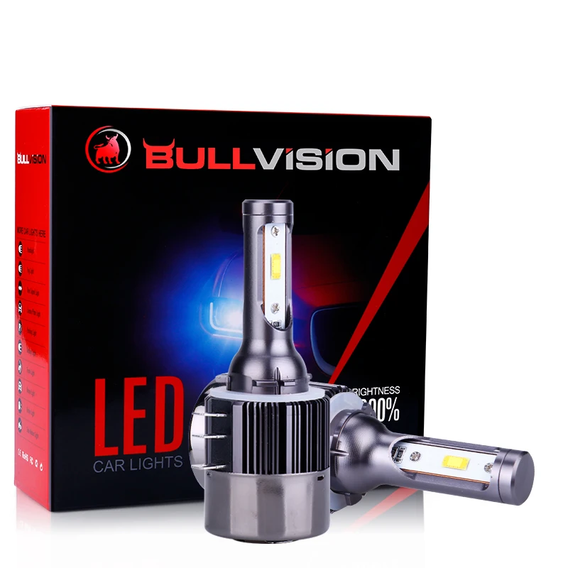 Bullvision 16000lm H15 Led CSP чип 90 Вт Canbus Авто головной светильник заменяющий для вождения