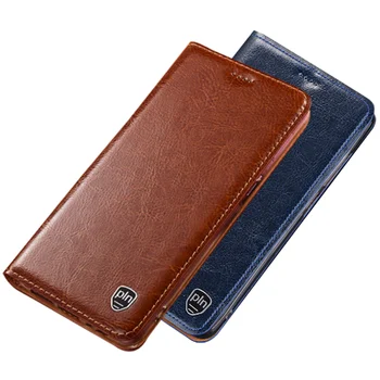 

High-end Genuine Leather Phone Bag Kickstand Case For Asus ZenFone 4 Max ZC554KL/Asus ZenFone 4 Max ZC520KL Phone Holster Funda