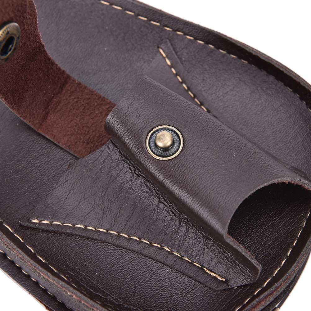 1 Pcs 11*13.5*3 cm Leather Slingshot Pouch Catapult Case Steel Ammo Balls Waist Bag Outdoor Hunting Sports Accessories