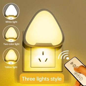 

Auto Light Off Night Light Remote Manual Control Brightness Adjustment Lamp For Bedroom Living Room Toilet Corridor Home Decor @