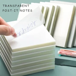 Autocollants en papier pour Notes, étiquette autocollante transparente, Simple et de grande valeur, pour le bureau des étudiants 