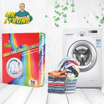 

24pcs Anti Dyed Cloth Eco-friendly Washing Machine Use Mixed Dyeing Proof Color Absorption Sheet Laundry Papers