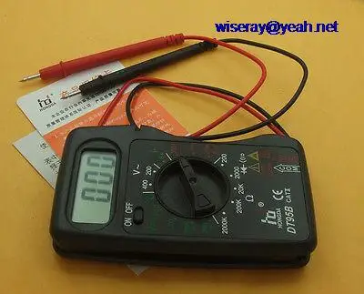 DHL/EMS 10 шт. DT-DT-95B ЖК-цифровой мультиметр DC AC вольтметр DMM Амперметр Омметр тестер-A7