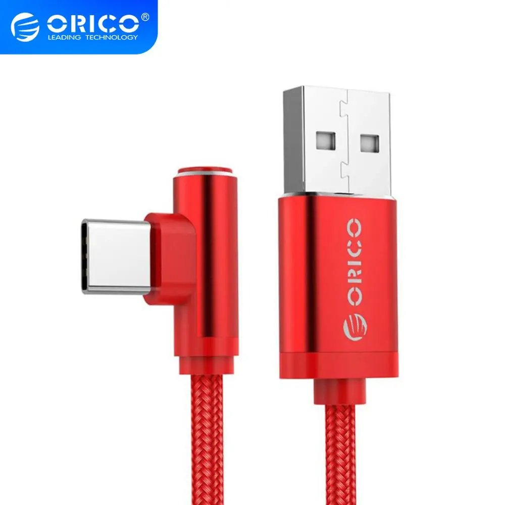ORICO USB Type C кабель для быстрой зарядки Samsung Note 8 S8 Mi A1 Xiaomi Мобильный телефон зарядное