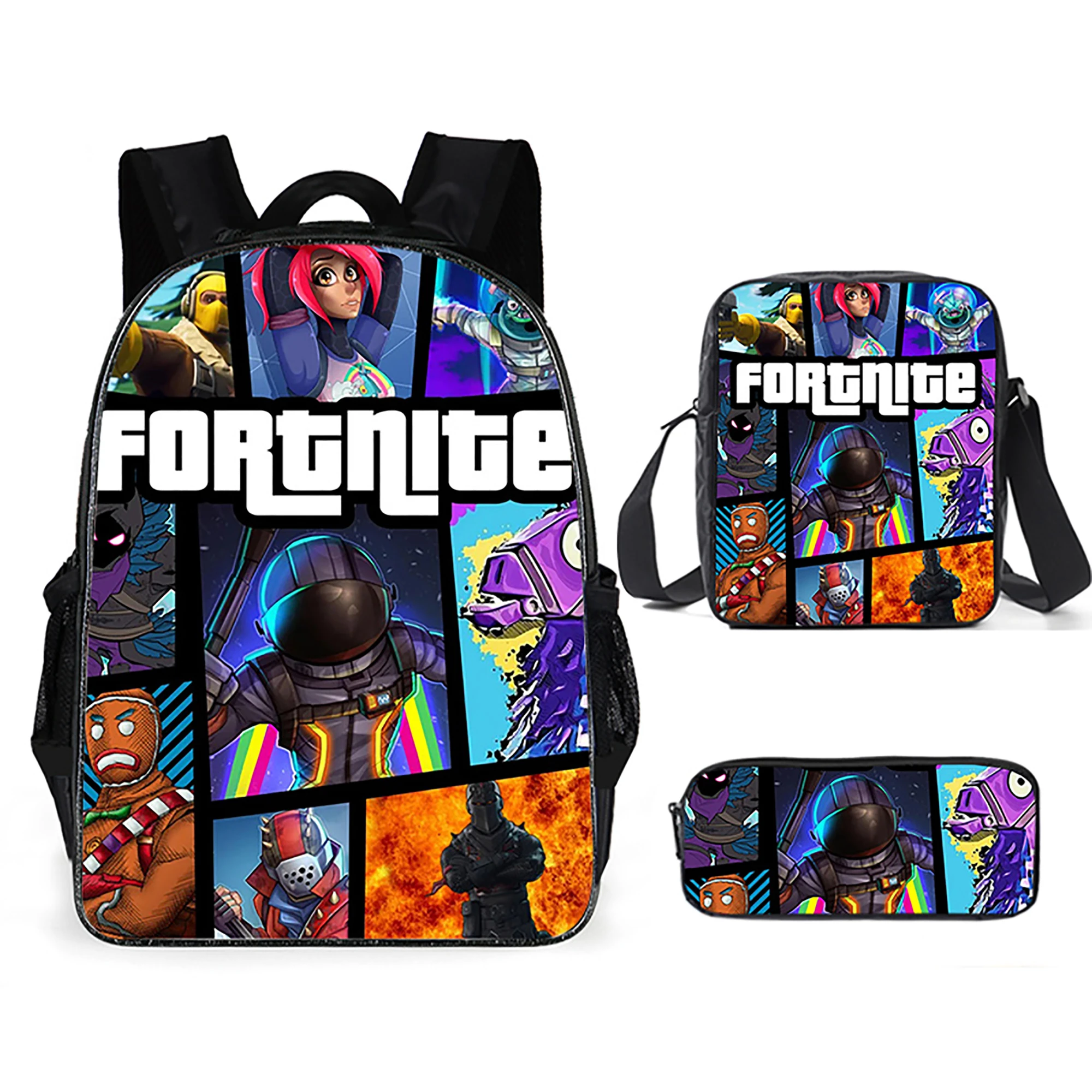 escolar de gran capacidad para estudiantes de escuela primaria, mochila con estampado de de juego FORTNITE para niños y niñas| Mochilas escolares| AliExpress