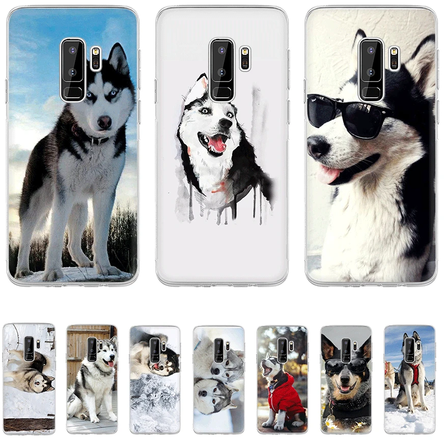 Чехол для телефона Samsung Galaxy J1 J2 J7 J5 J6 J3 Prime жесткий чехол с защитой Husky Dog | Мобильные