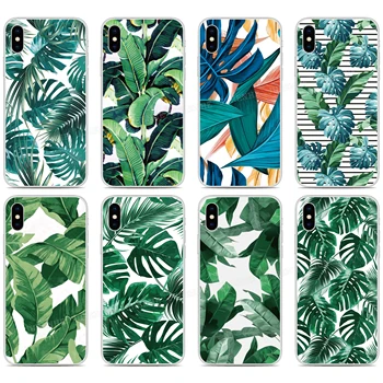 

Tropical Leaf Bumper Silicone Cover Soft TPU Phone Case For Google Pixel 2 3 4 3A 4A XL 2XL 3XL Lite 4XL Rubber Fundas Coque