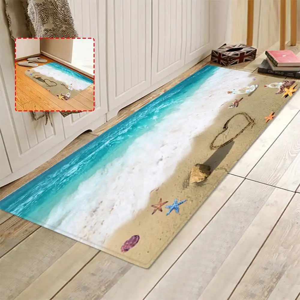 New Arrival 2 Types Outdoor Mat Carpet Welcome Home Entrance Floor Rug Flannel Non-slip Doormat Toilet Bath Mat
