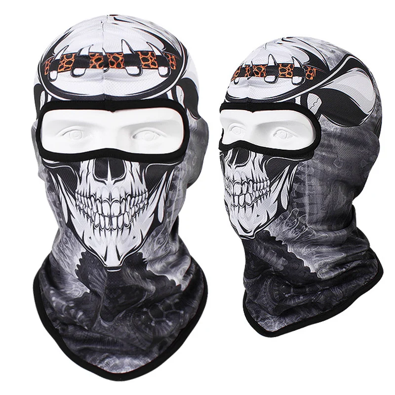 Ski Balaclava Full Face Cover, Breathable Skull Neck Warmer, Windproof Bandana Scarf, Hunting, Hiking, Cycling, Fishing Mask