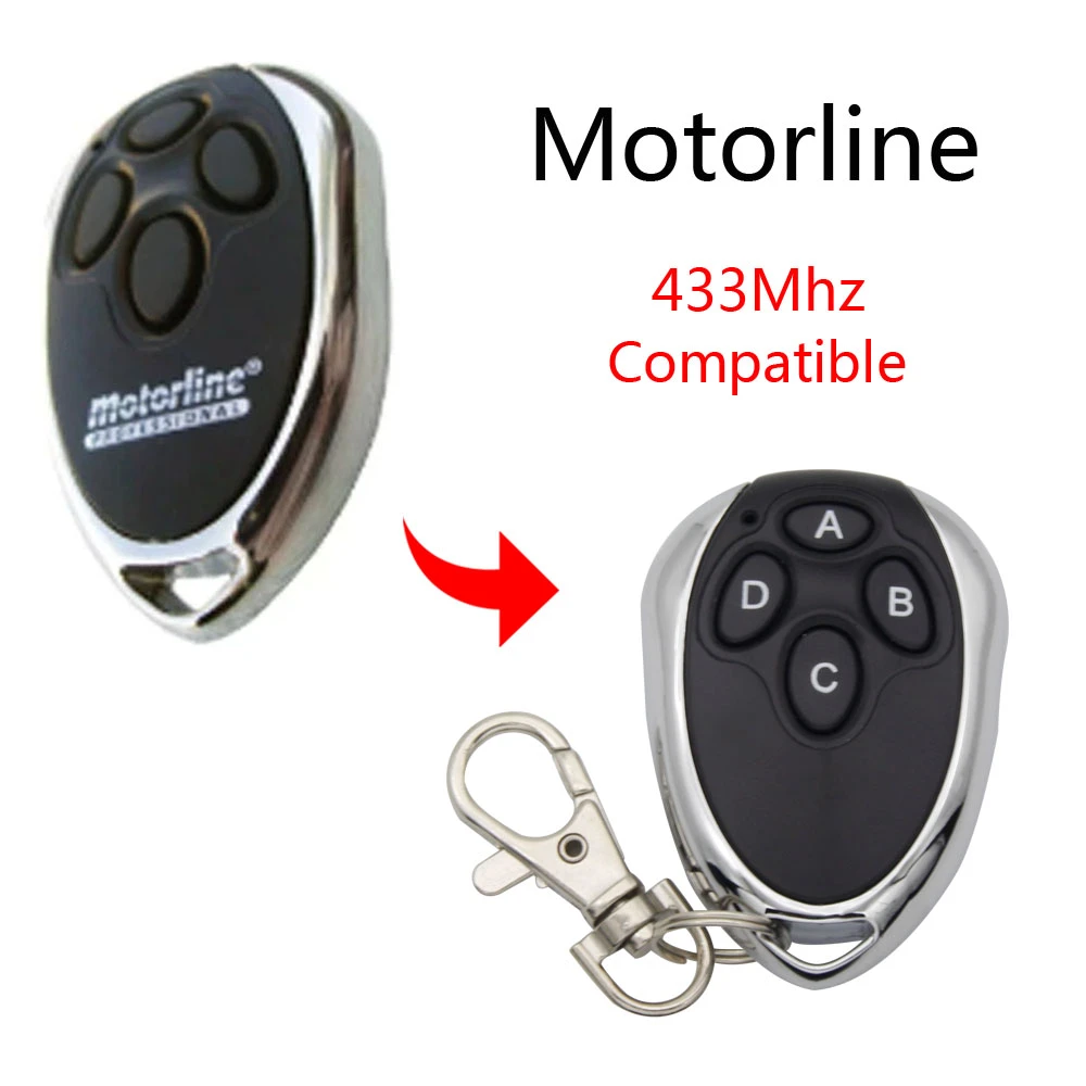 Motorline MX4SP RCM DSM 433.92mhz Remote Control Garage Door For MOTORLINE Handsender Gate Door Opener 433MHz home depot smart lock